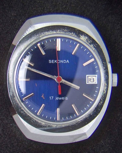 Sekonda ussr bicolor blue - ussr,