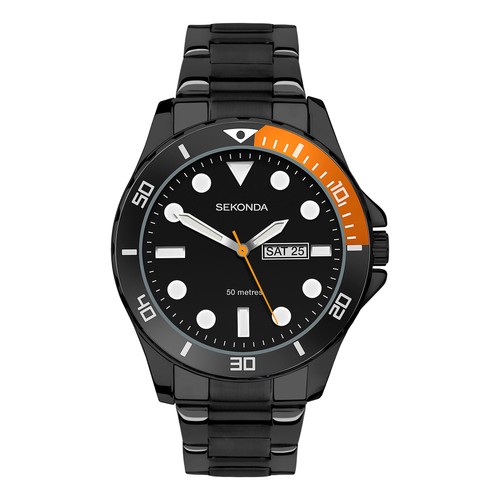 Sekonda herren schwarz - sekonda,