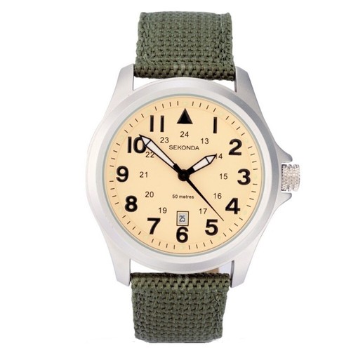 Sekonda uhr 3341 herren grün - sekonda,