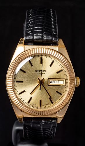 Sekonda ussr gold - ussr, fluted