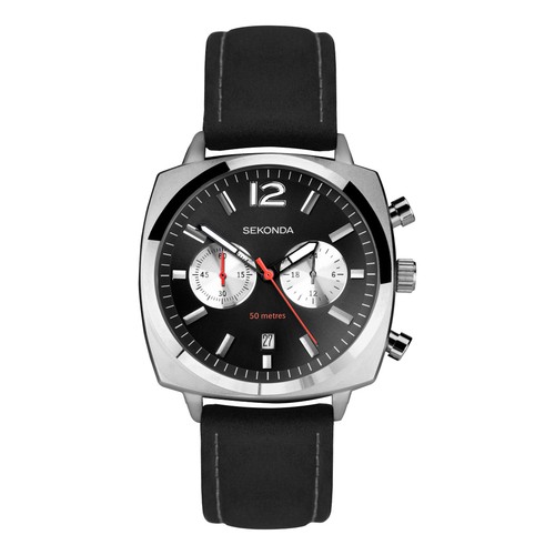 Sekonda herren schwarzes - sekonda,